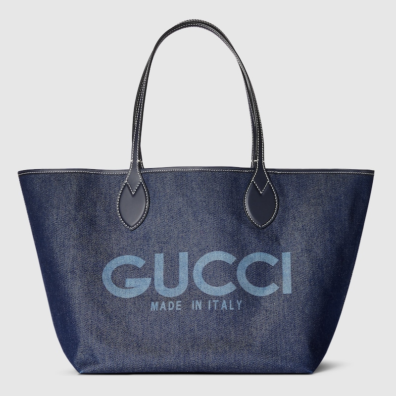 820481 FAD3J 8441 001 100 0000 Light Borsa shopping Gucci Totissima reversibile misura grande