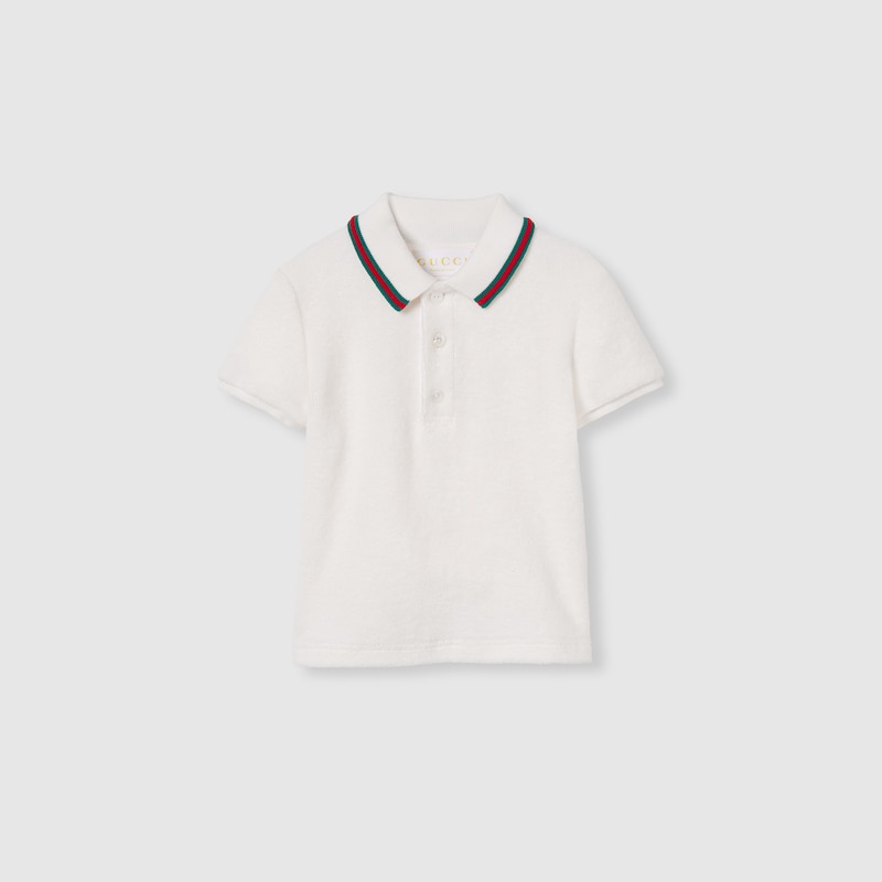 Gucci Cotton Polo Shirt With Web