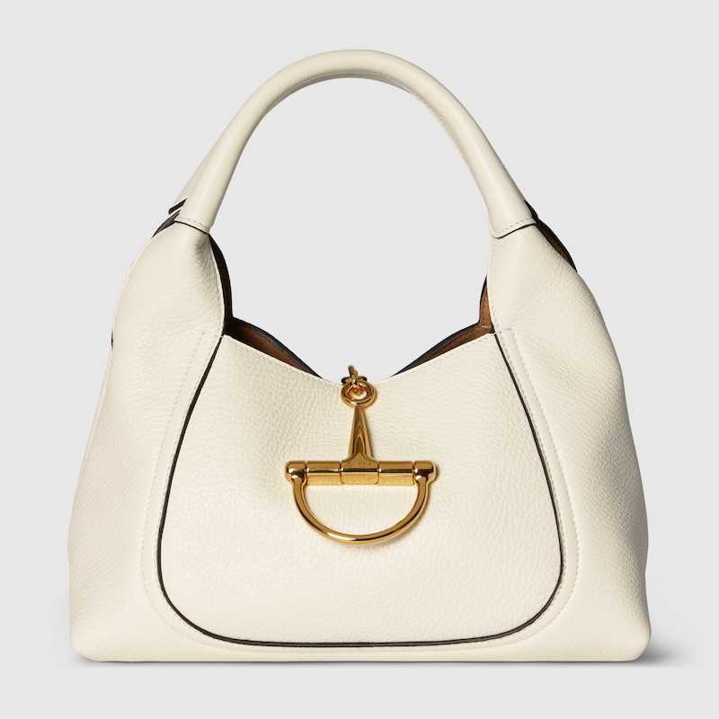 Gucci Softbit Small Shoulder Bag In White
