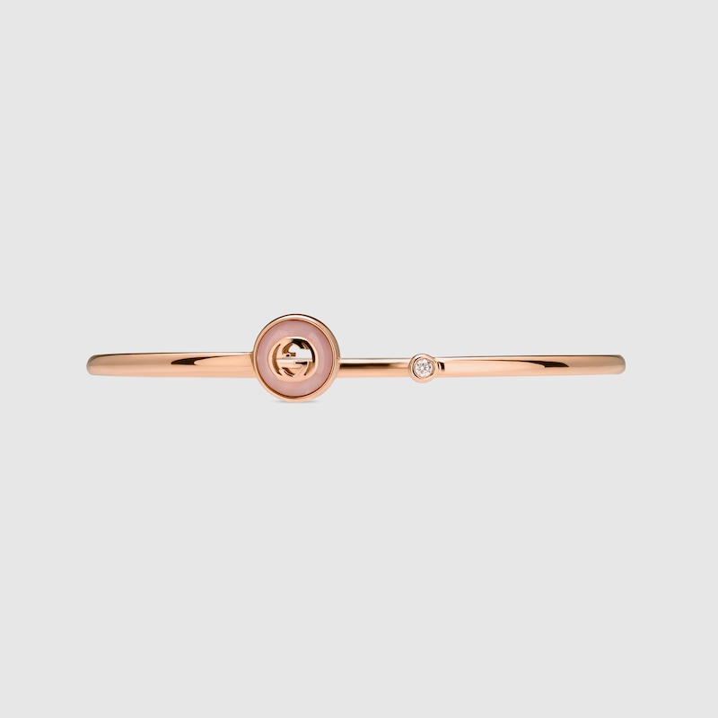 Gucci Interlocking 18k Bangle Bracelet | Thumbnail 2 Gucci Interlocking 18k Bangle Bracelet | Thumbnail 2