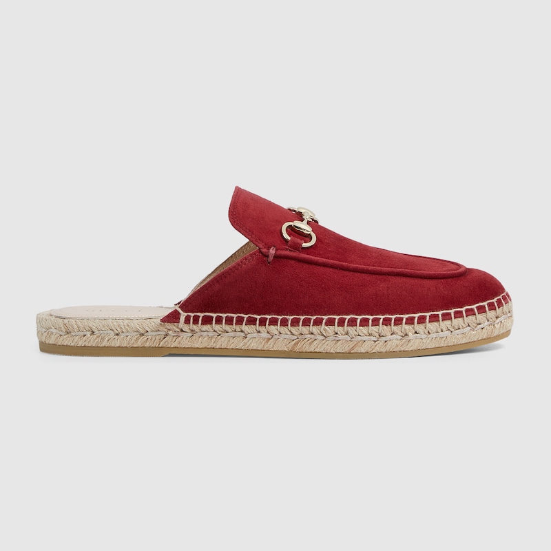 Gucci Women's Espadrille Mule With Horsebit