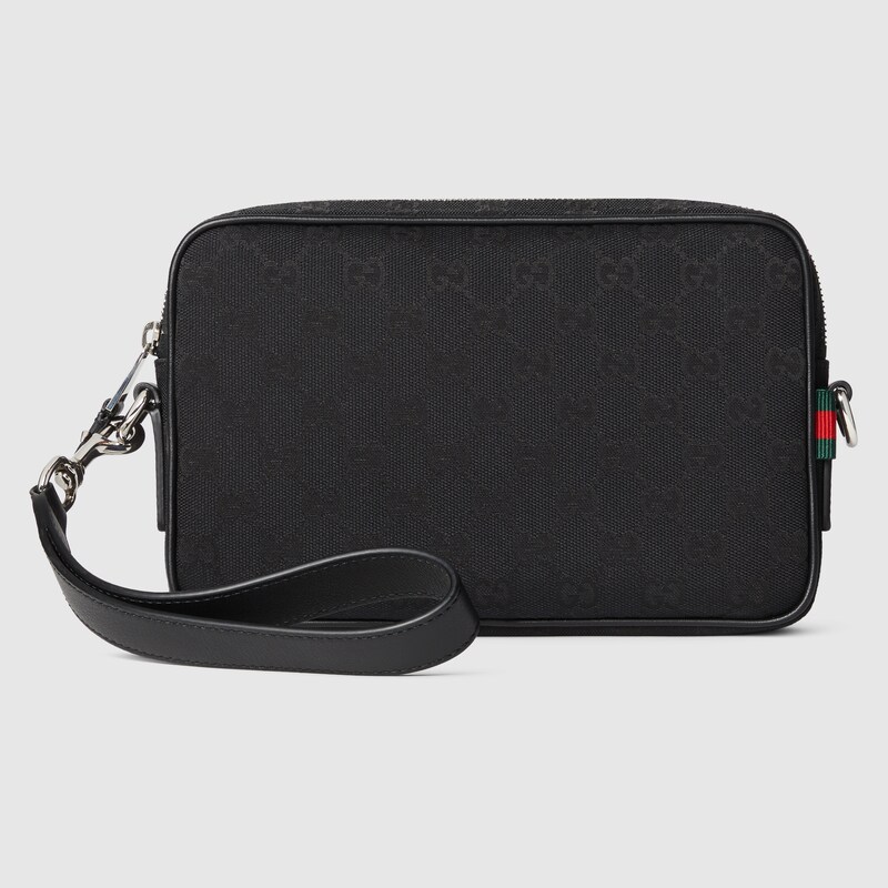 Gucci Gg Canvas Small Crossbody Bag In Black