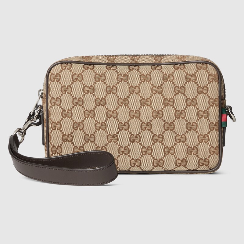 Gucci Gg Canvas Small Crossbody Bag In Neutral