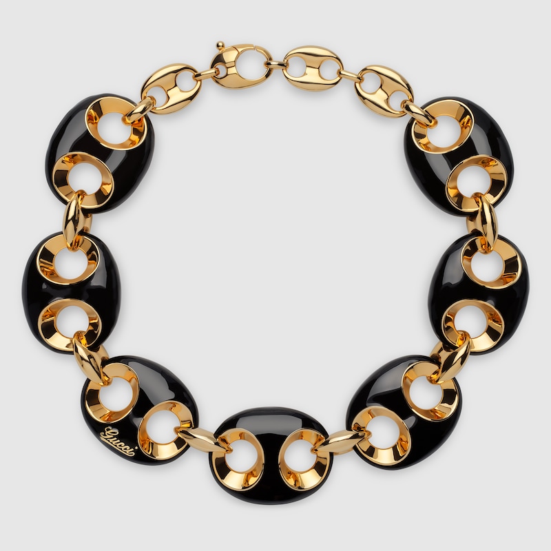 838139 I4861 8029 002 100 0000 Light Collana Gucci Marina Chain smaltata