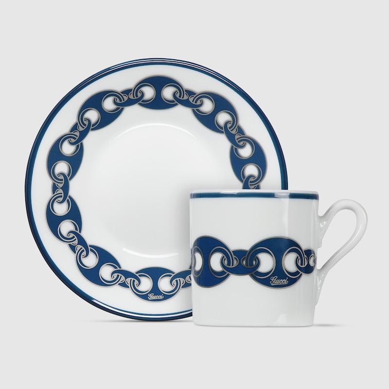 Gucci Marina coffee cup and saucer, set of two