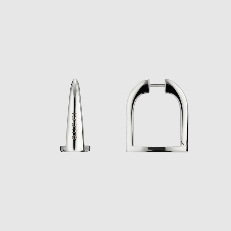 Gucci Staffa Hoop Earrings