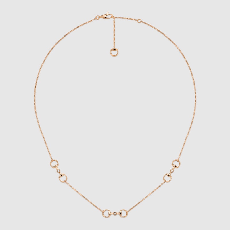Gucci Horsebit Diamond 18k Pendant Necklace | Thumbnail 2 Gucci Horsebit Diamond 18k Pendant Necklace | Thumbnail 2