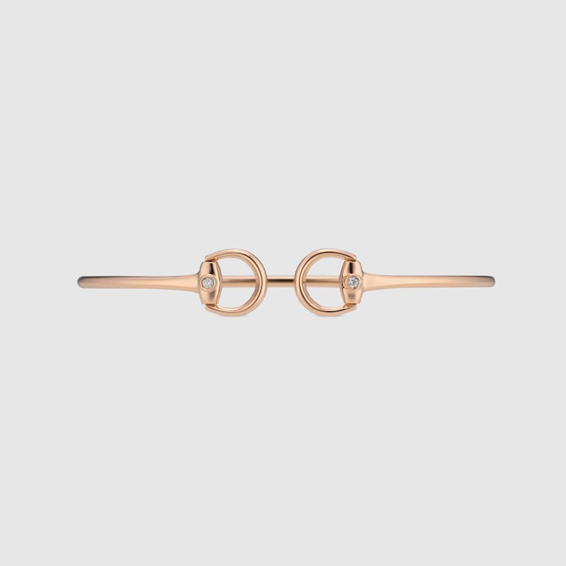 Gucci Horsebit 18k Diamond Bangle Bracelet | Thumbnail 2 Gucci Horsebit 18k Diamond Bangle Bracelet | Thumbnail 2