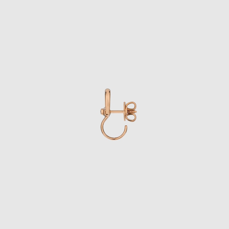 Gucci Horsebit Diamond 18k Stud Earrings | Thumbnail 2