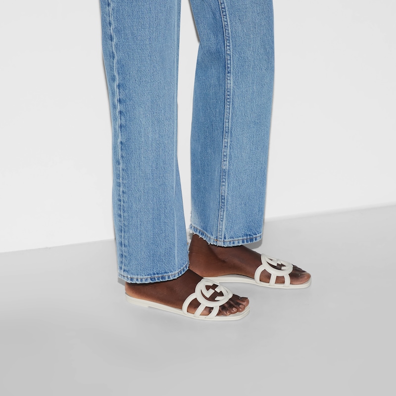 Gucci Interlocking G Slide Sandal | Thumbnail 3 Gucci Interlocking G Slide Sandal | Thumbnail 3