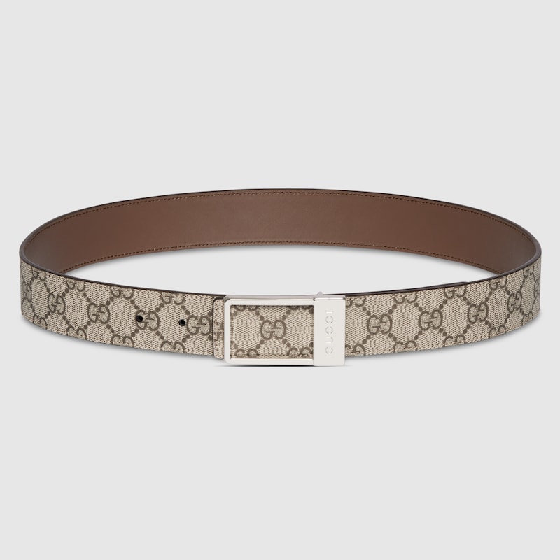 Gucci Reversible Belt With Rectangular Buckle