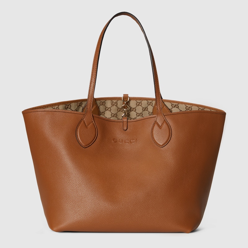 Gucci Totissima Medium Reversible Tote Bag In Brown