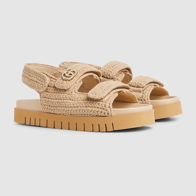 Women's sandal with Double G