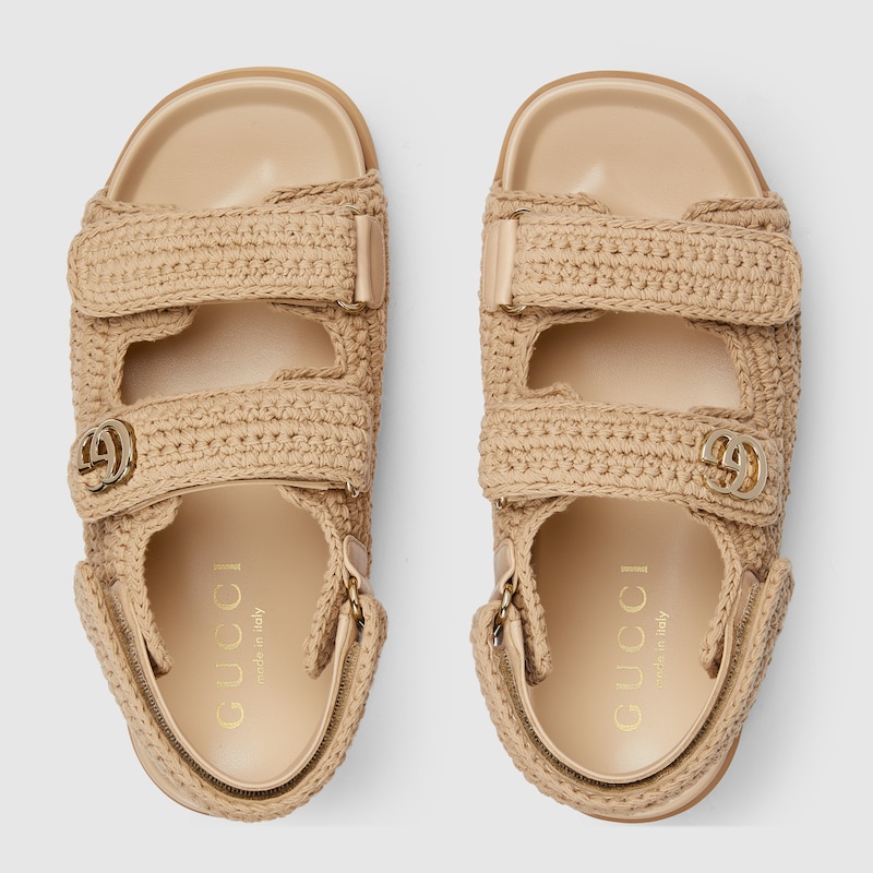 Women's sandal with Double G