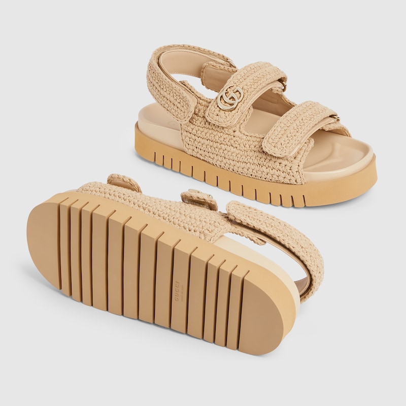 Women's sandal with Double G