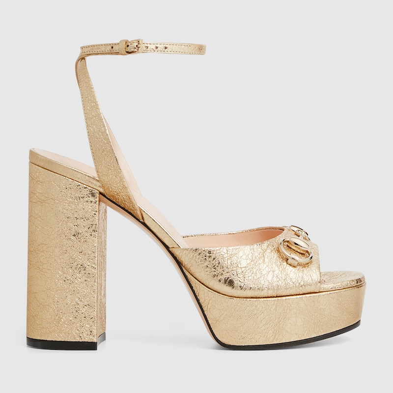 Gucci Women's Horsebit Platform Sandal
