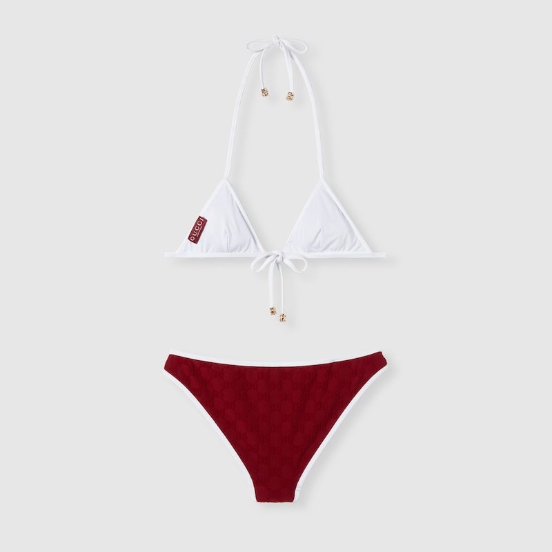 GG terrycloth bikini