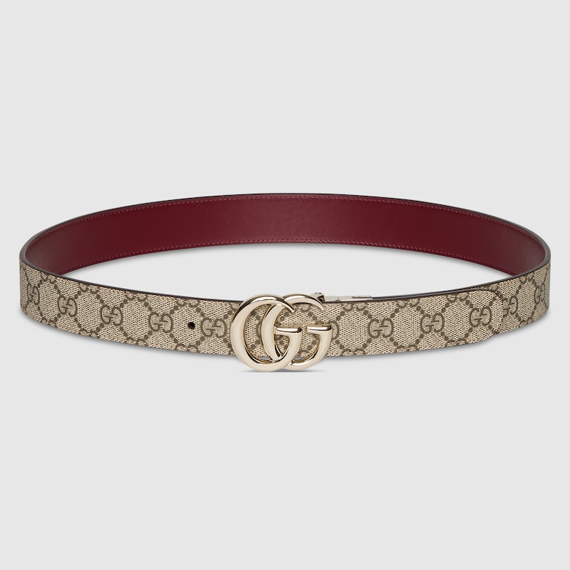 Gucci Reversible Gg Marmont Wide Belt