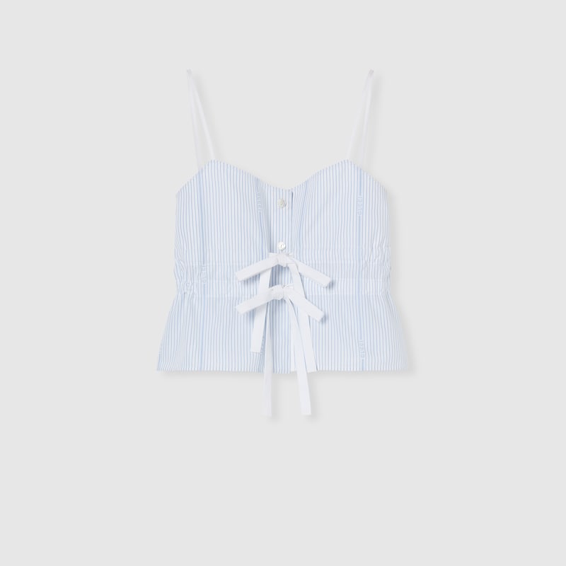 Gucci Cotton Fil Coupé Top