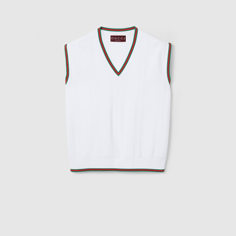 Gucci Vest Top With Web Trim