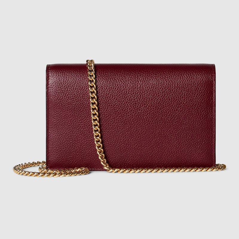 GG Marmont wallet on chain