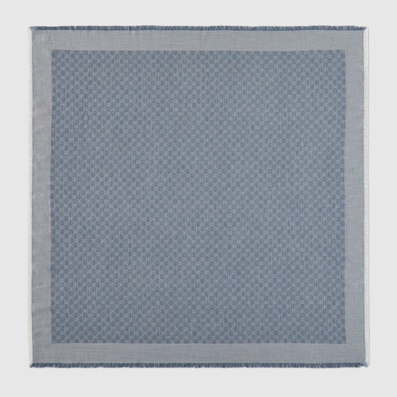 Gucci Gg Denim-effect Shawl