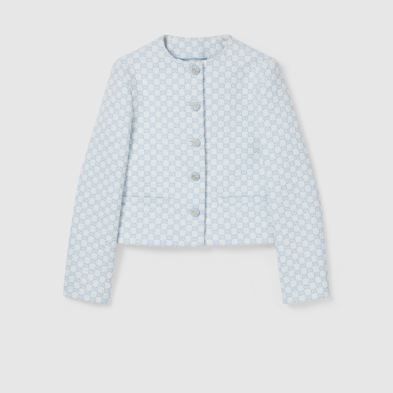 Gucci Gg Cotton Bouclé Jacket