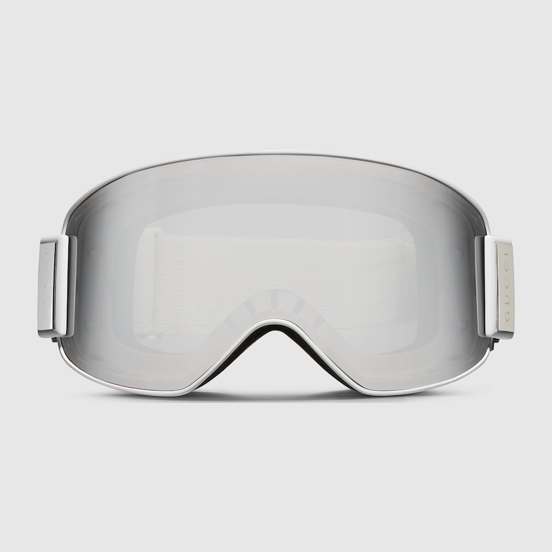 Gucci Mask-shaped Sunglasses In White