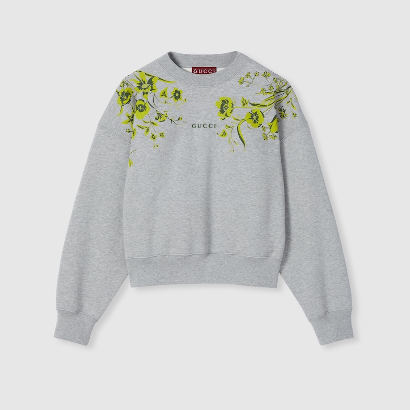 Gucci Cotton Jersey Sweatshirt With Print