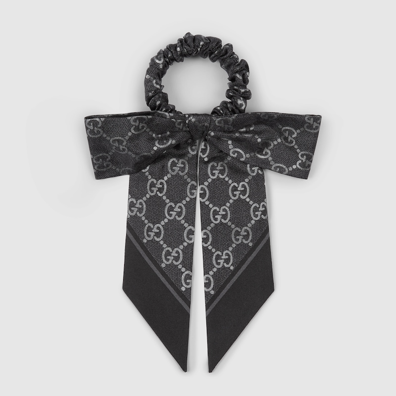 Gucci Printed Silk Scrunchie