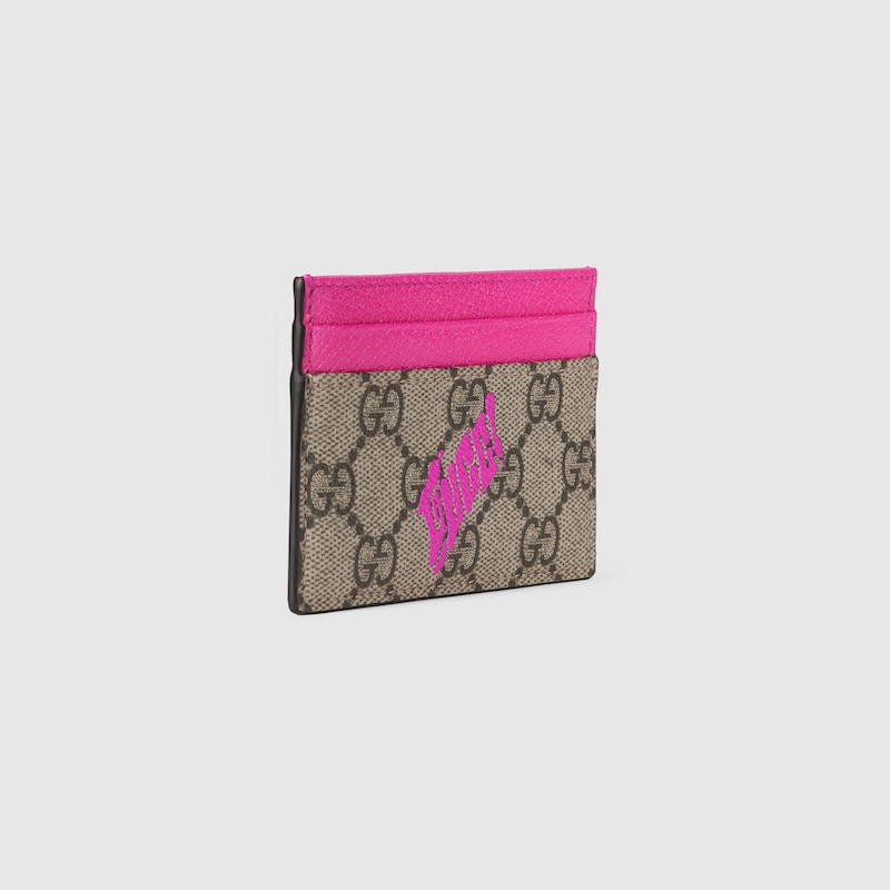 GG Monogram zip around wallet with print