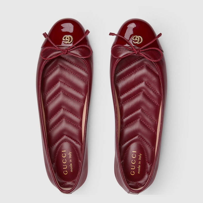 Women's ballet flat with Double G