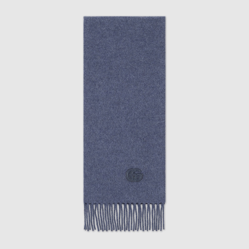 Cashmere Scarf With Patch Cashmere Scarf With Patch