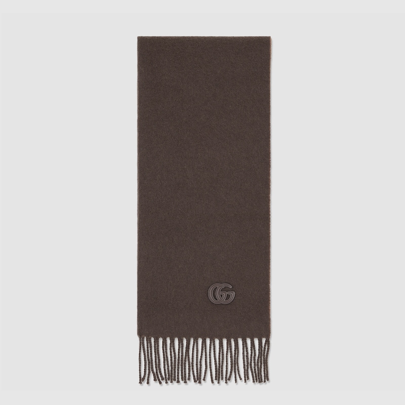 Cashmere Scarf With Patch Cashmere Scarf With Patch