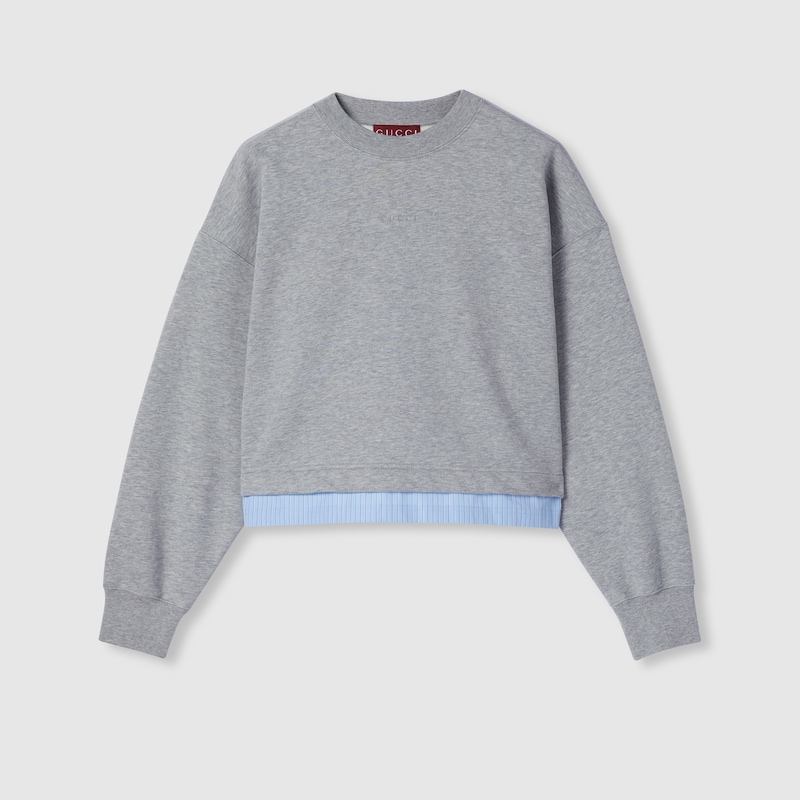 Gucci Cotton Jersey Sweatshirt With Embroidery