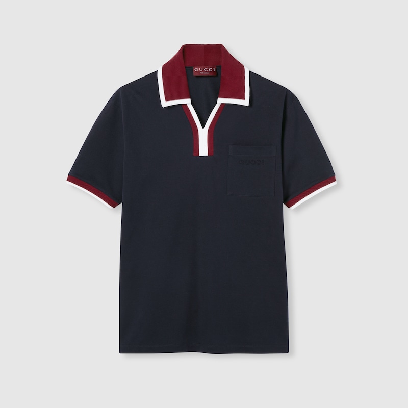 Gucci Cotton Piquet Polo Shirt