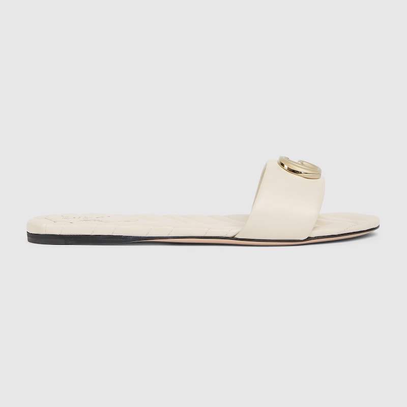 Gucci Women's Slide Sandal With Doube G