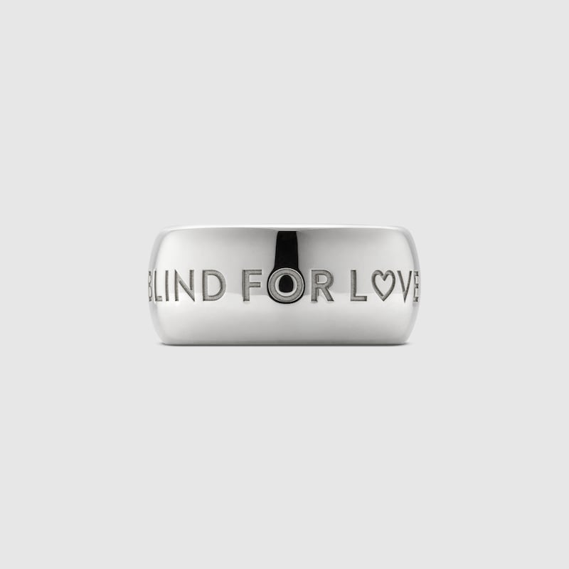 Gucci Blind For Love Wide Ring