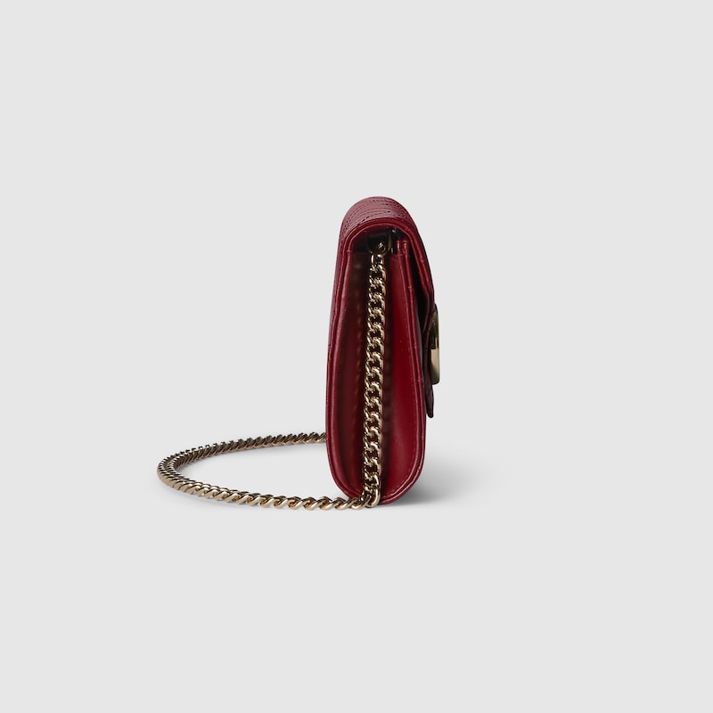 GG Marmont wallet on chain