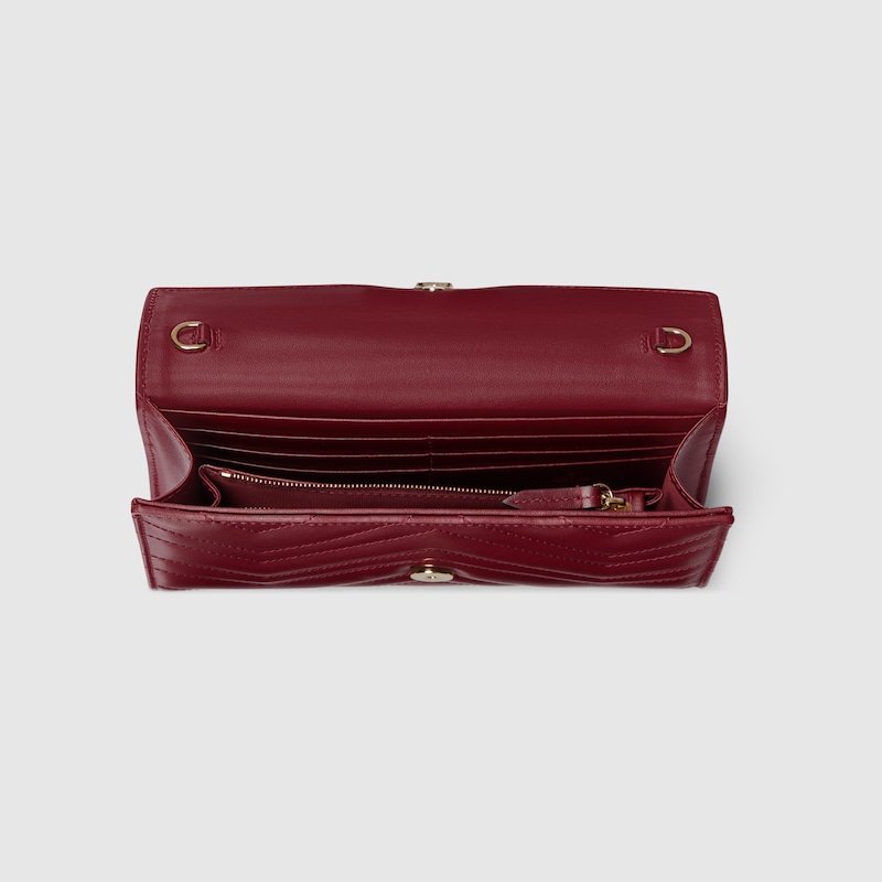 GG Marmont wallet on chain