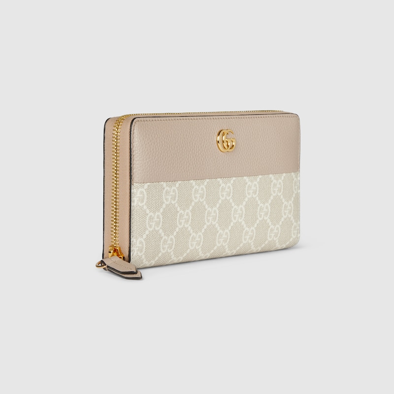 Gucci Bi-color GG Marmont Zip Around Wallet | Thumbnail 3 Gucci Bi-color GG Marmont Zip Around Wallet | Thumbnail 3