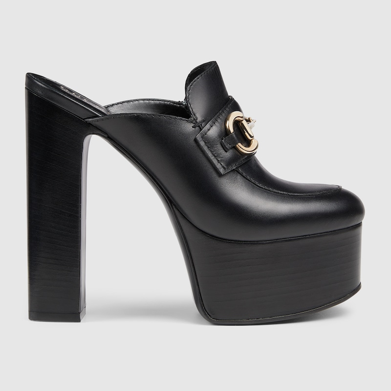 Gucci Women's Platform Mule With Horsebit