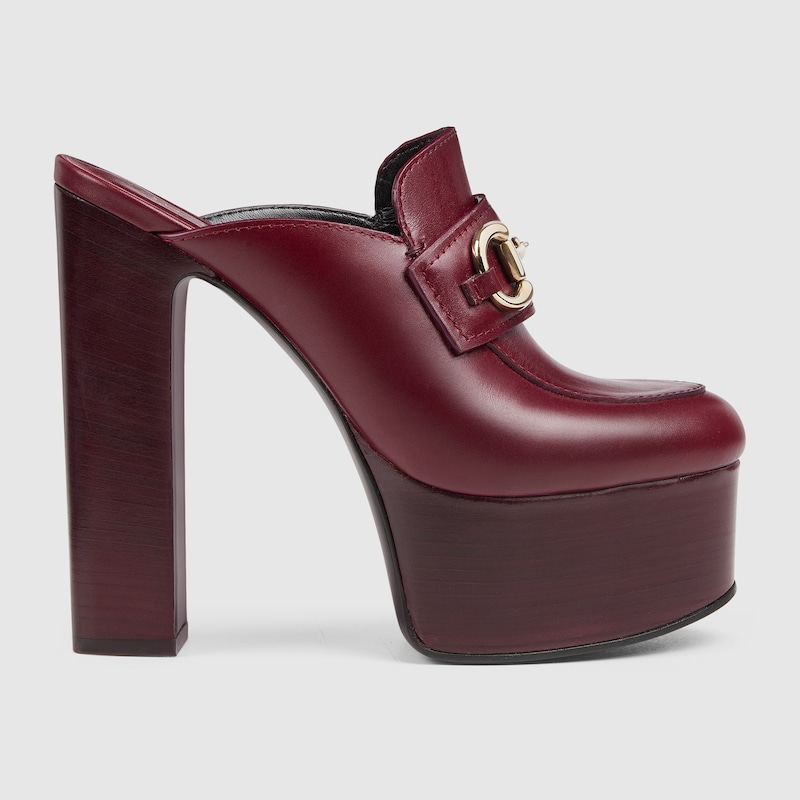 Gucci Women's Platform Mule With Horsebit
