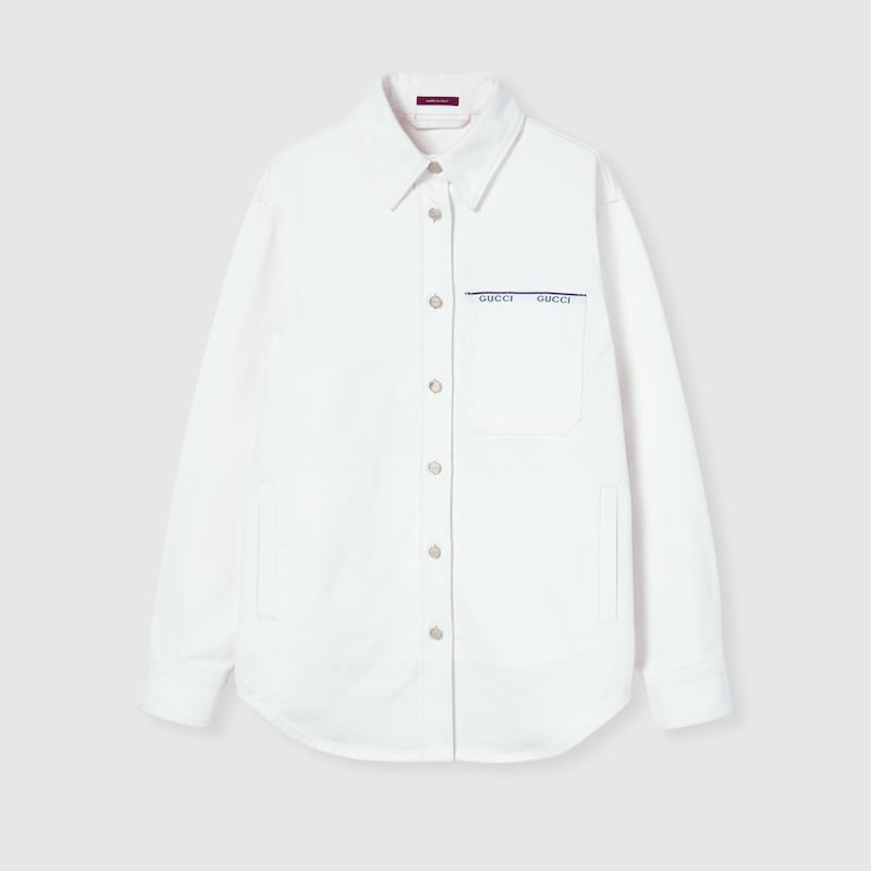 Gucci Denim Shirt With Selvedge