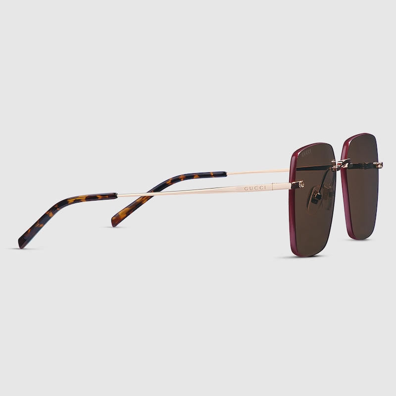 Gucci Specialized Fit Square Sunglasses | Thumbnail 2 Gucci Specialized Fit Square Sunglasses | Thumbnail 2