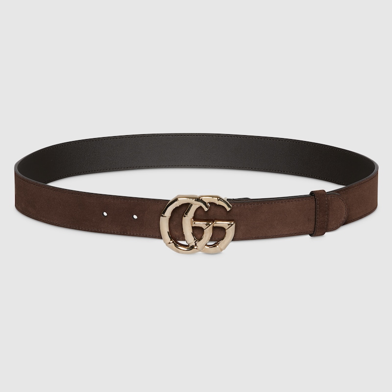 Gucci Gg Marmont Belt In Brown