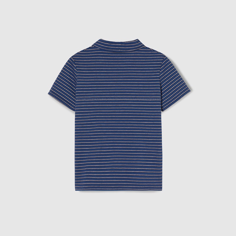 Children's cotton jersey polo shirt