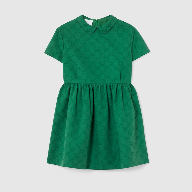 Gucci Kids' Gg Cotton Dress