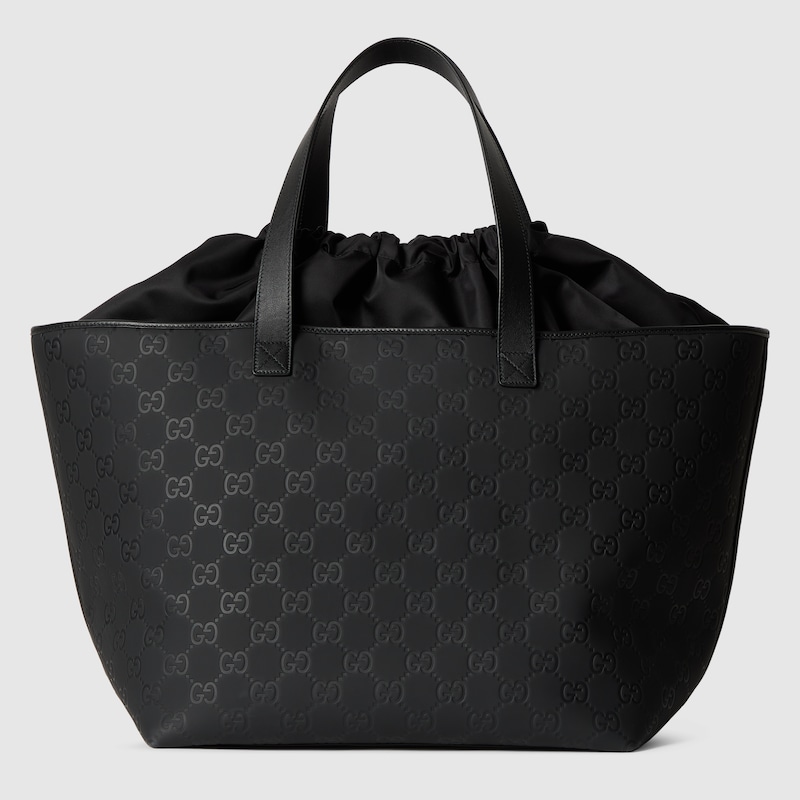 Gucci Edge Large Tote Bag In Black