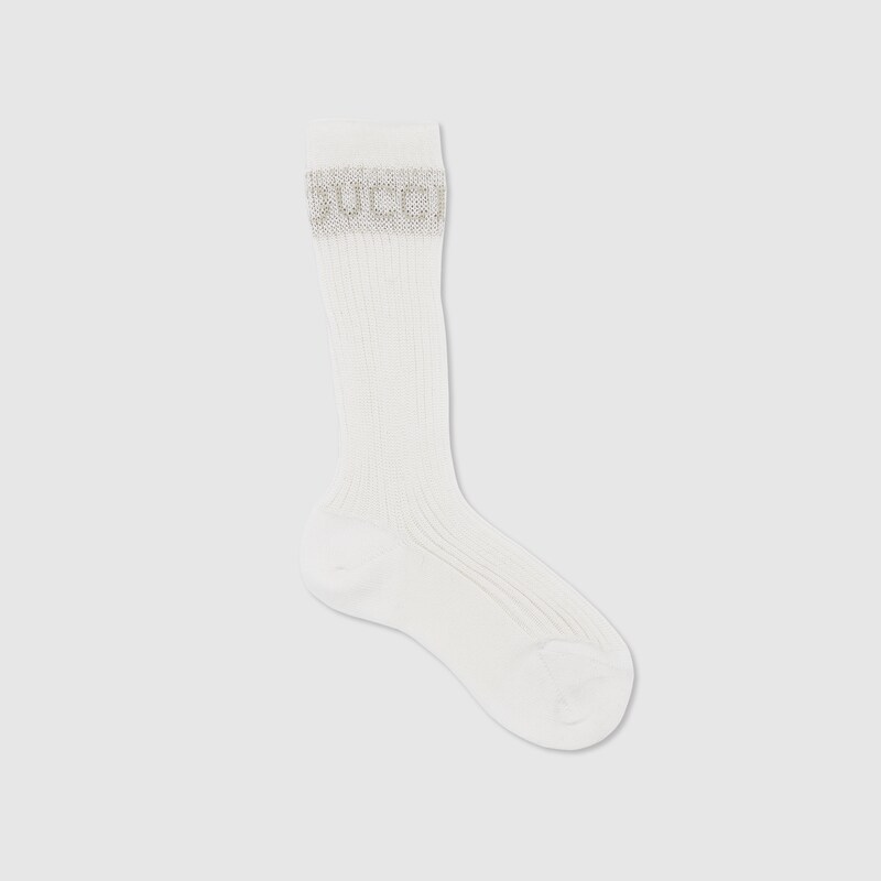 Gucci Cotton Socks In White